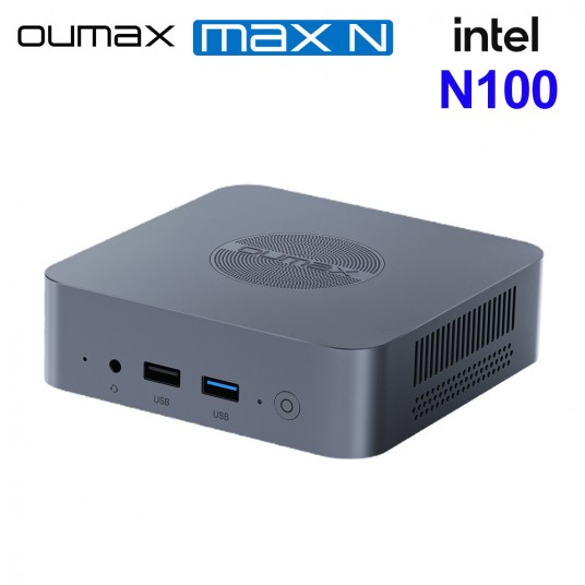 New OUMAX Mini PC Intel  N100 16GB 500GB Quiet Dual 1000M LAN N95 8GB 256GB Desktop Computer VS GMKtek G2 G3  Firebat T8 Pro