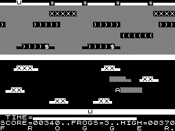 frogger game for sinclair zx81