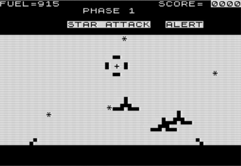 star ship attack game for sinclair zx81